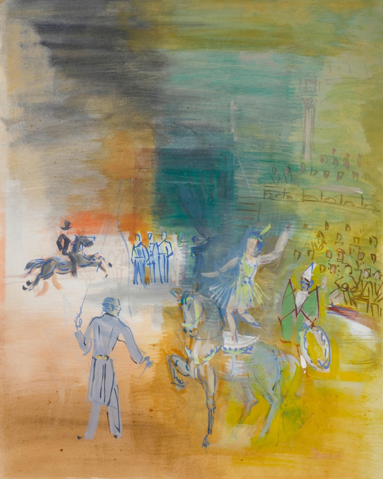 L'Écuyère à panneaux by Jean Dufy
