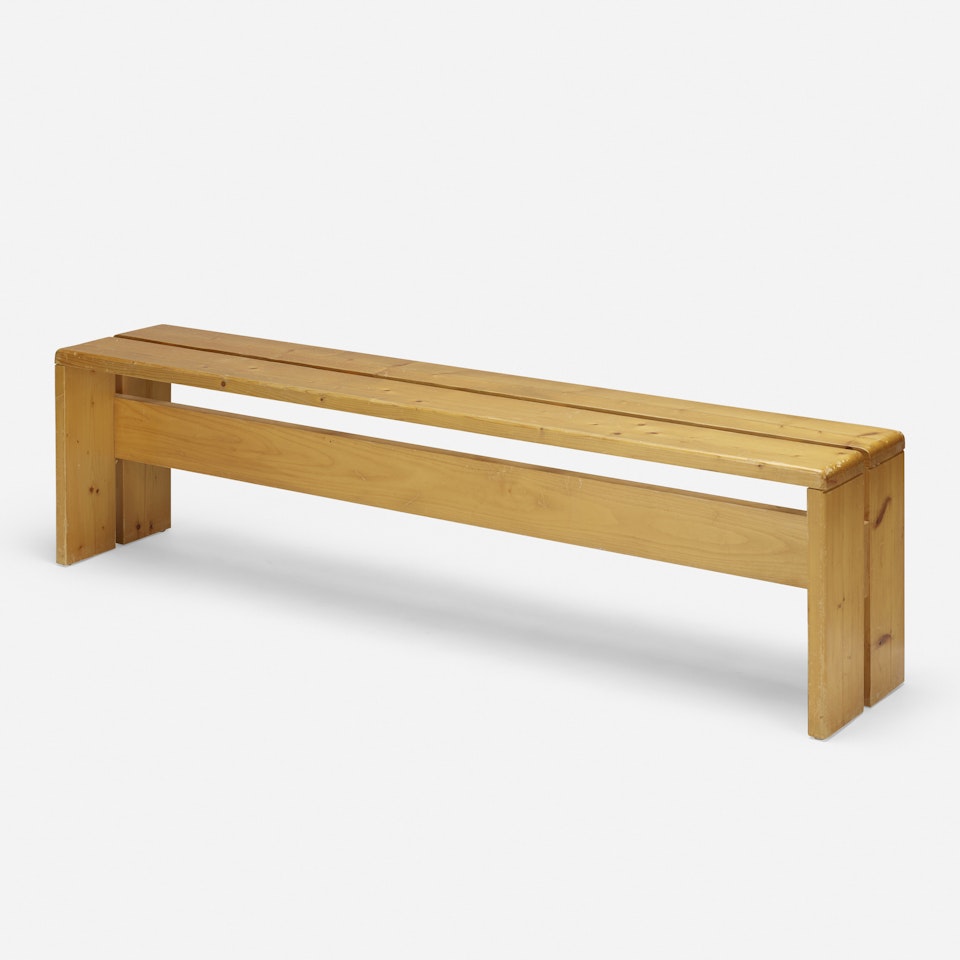 bench from Les Arcs, Savoie by Charlotte Perriand