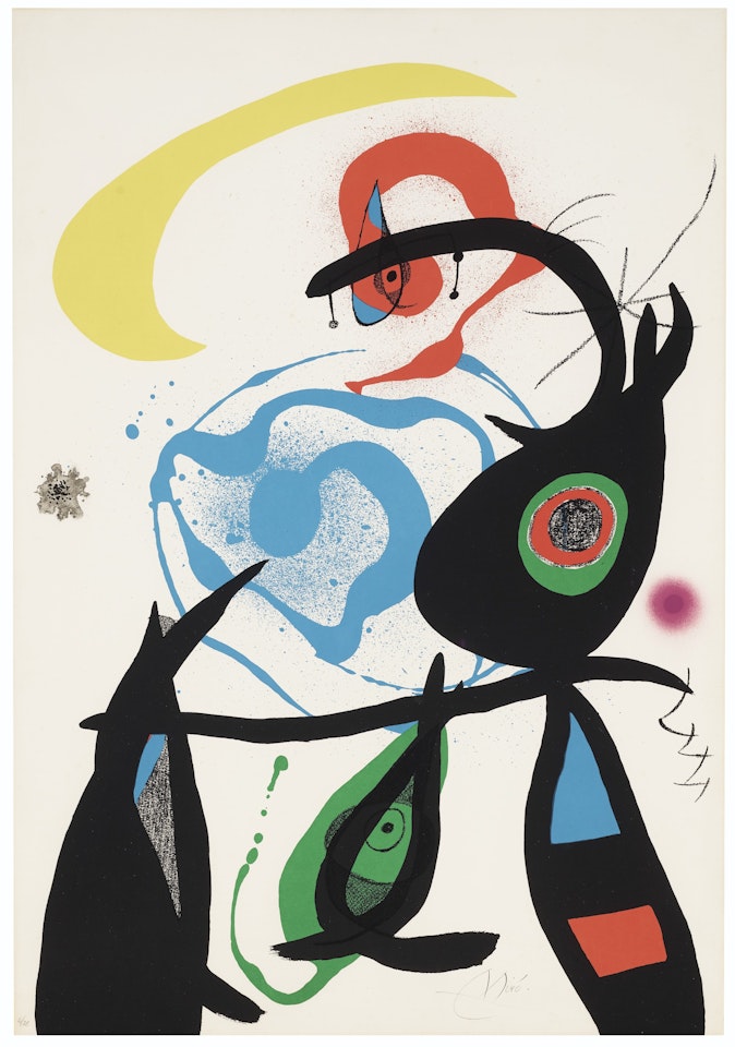 Plate 8, from Oda a Joan Miró by Joan Miró