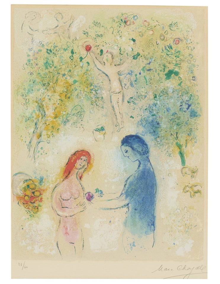 Frontispiece, from Daphnis et Chloé by Marc Chagall