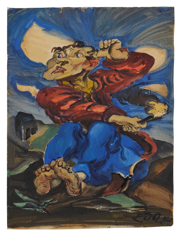 Schrei vor Tage (Cry Before Daybreak) by Ludwig Meidner