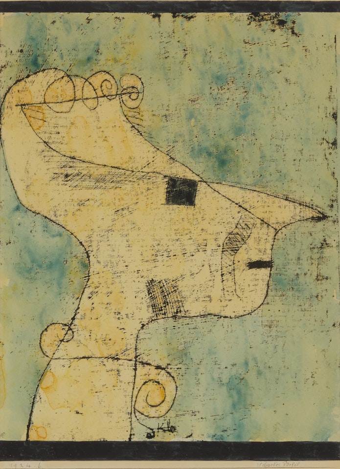 Scharfes Profil (Sharp Profile) by Paul Klee