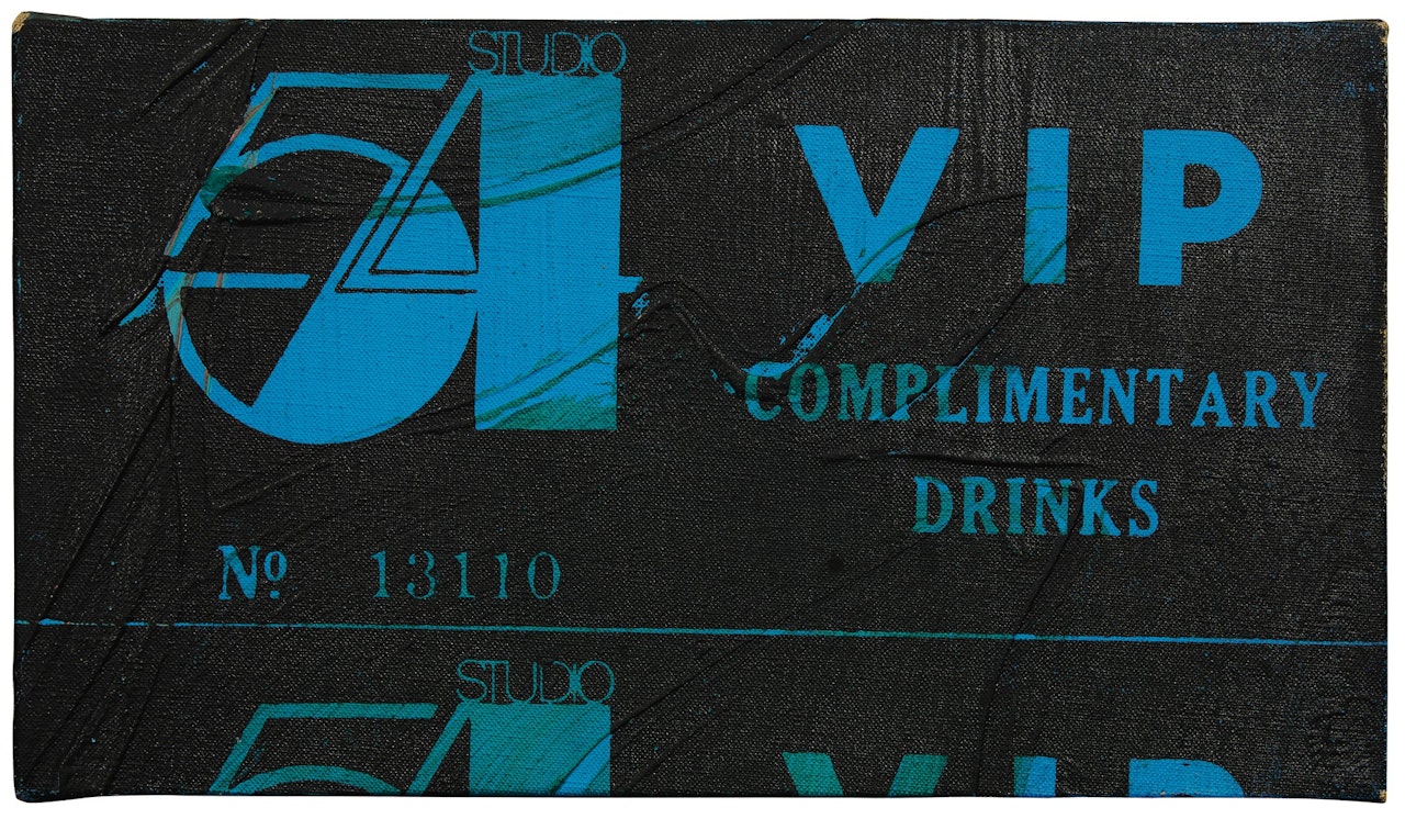 VIP Ticket by Andy Warhol