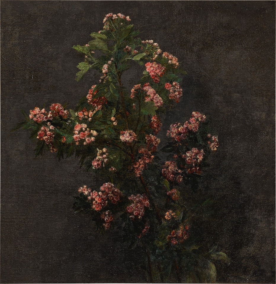 Aubépines roses by Henri Fantin-Latour
