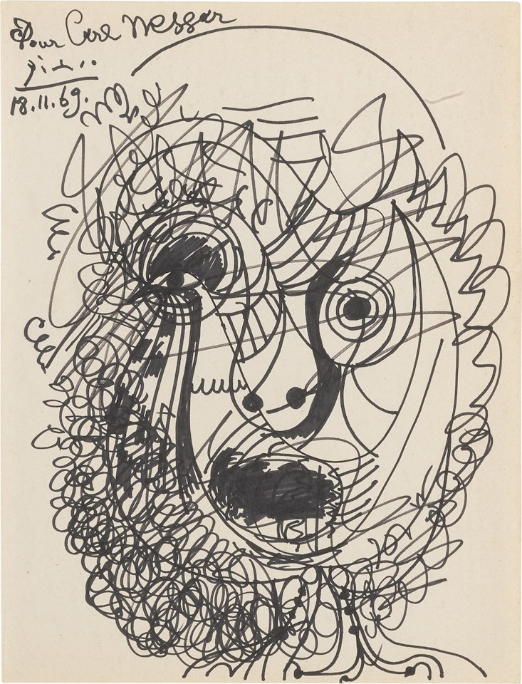 Pour Carl Nesjar by Pablo Picasso