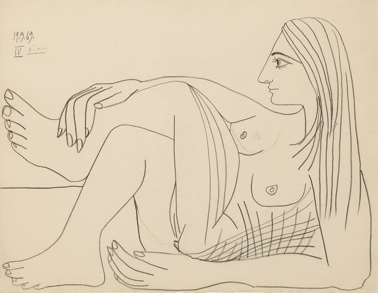 Nu couché by Pablo Picasso