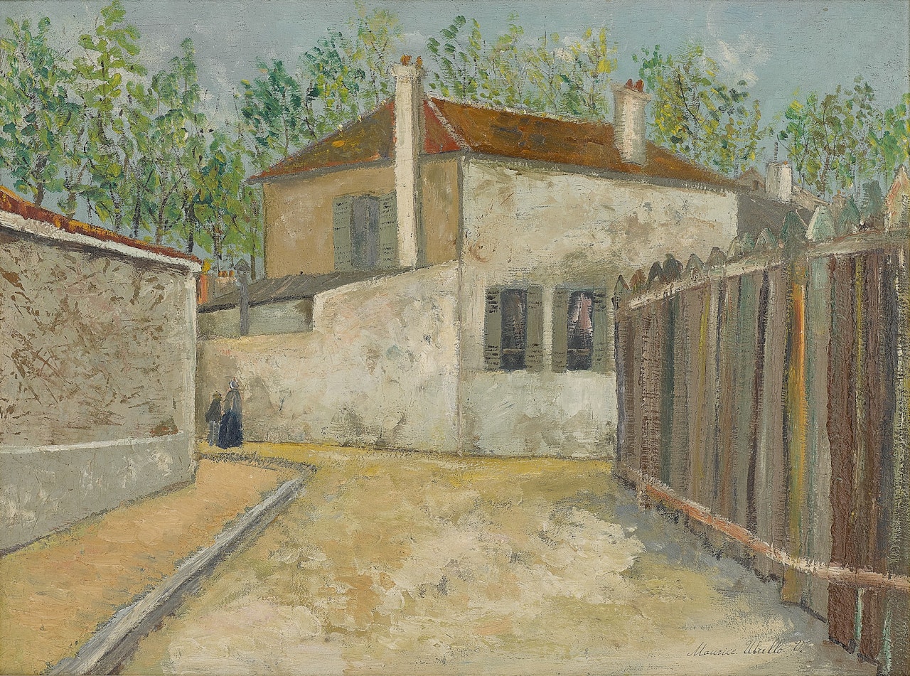 Rue à Montmartre by Maurice Utrillo