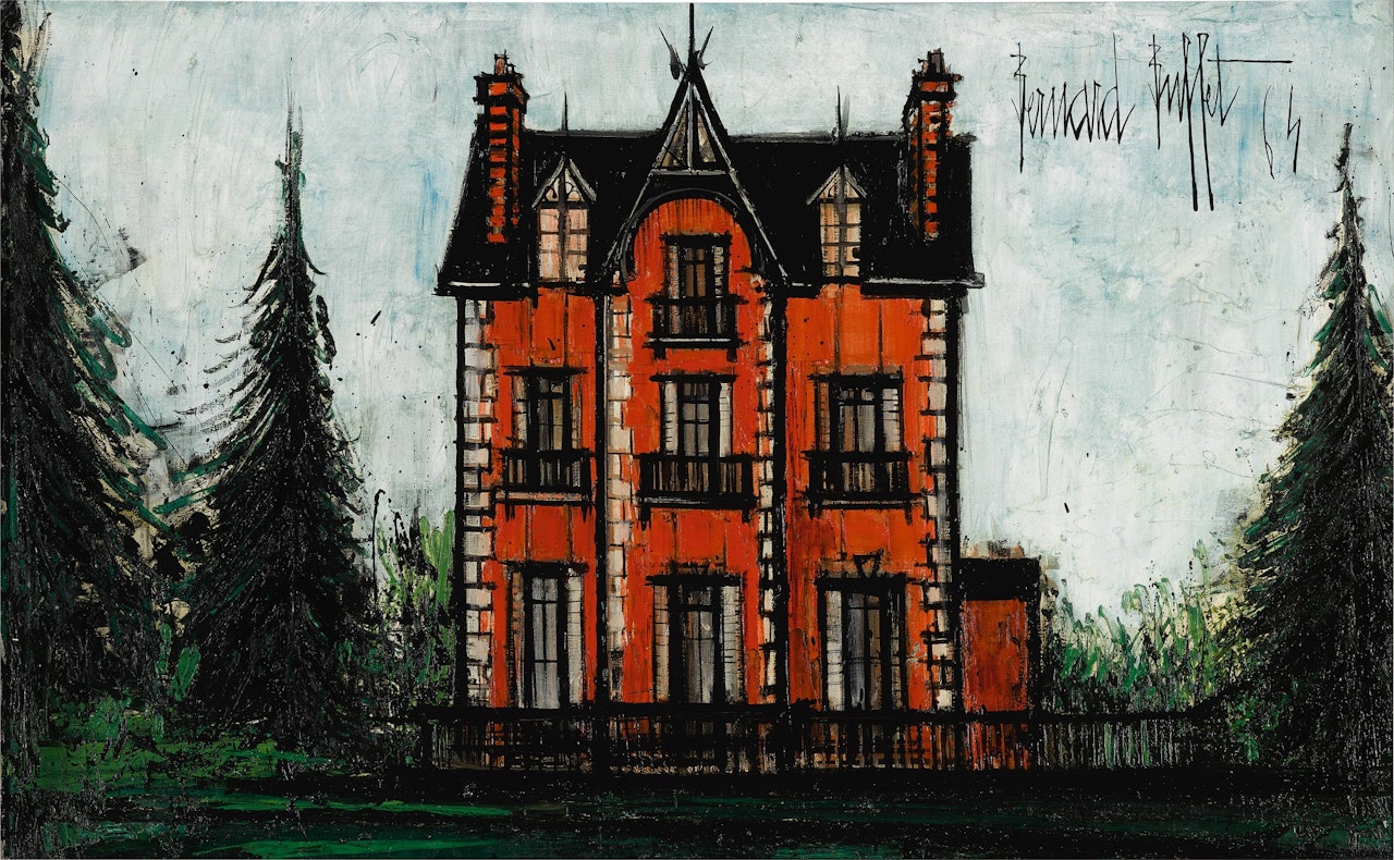 La Maison rouge by Bernard Buffet