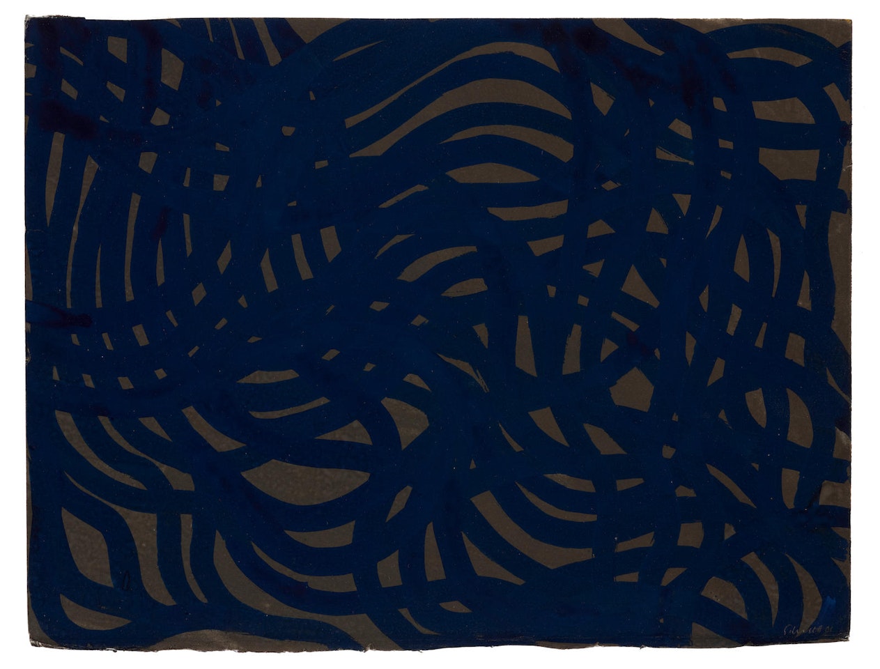 Irregular Grid by Sol LeWitt