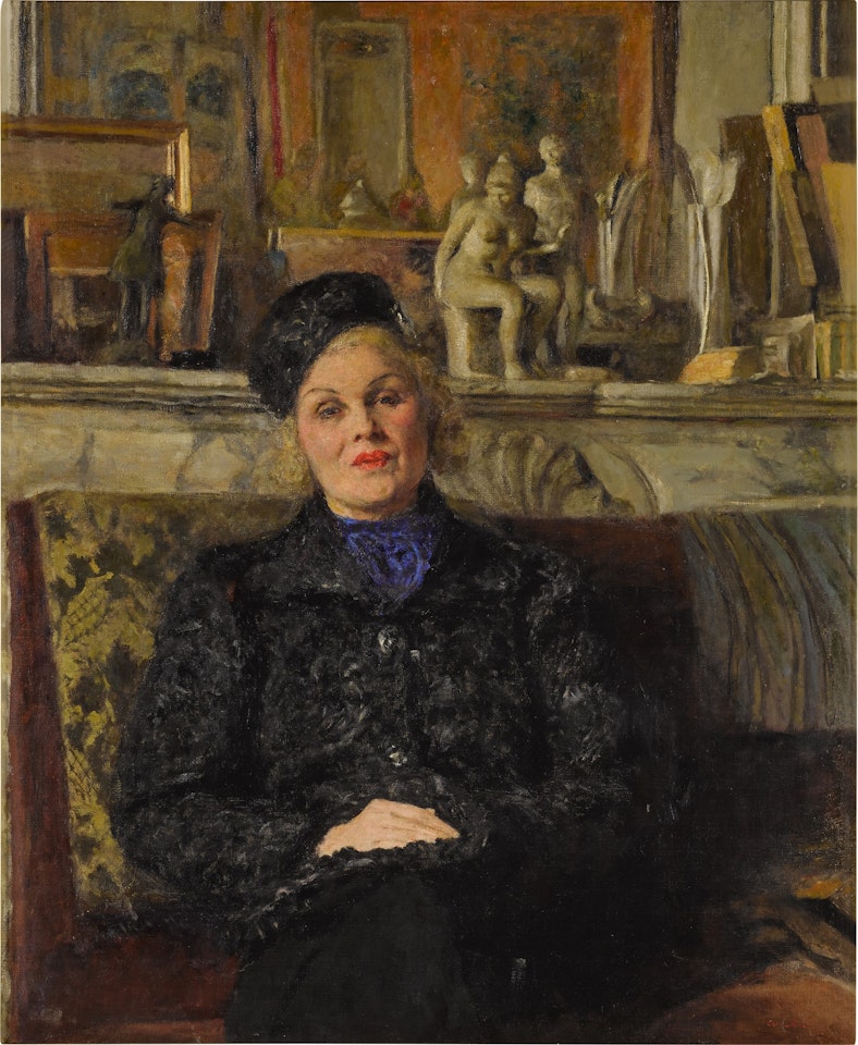 Portrait d'Elvira Popesco by Édouard Vuillard