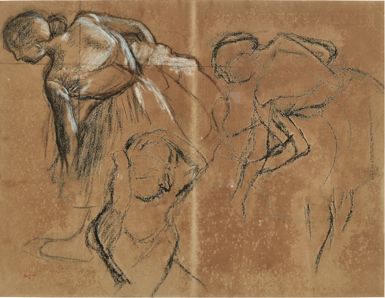 Trois danseuses by Edgar Degas