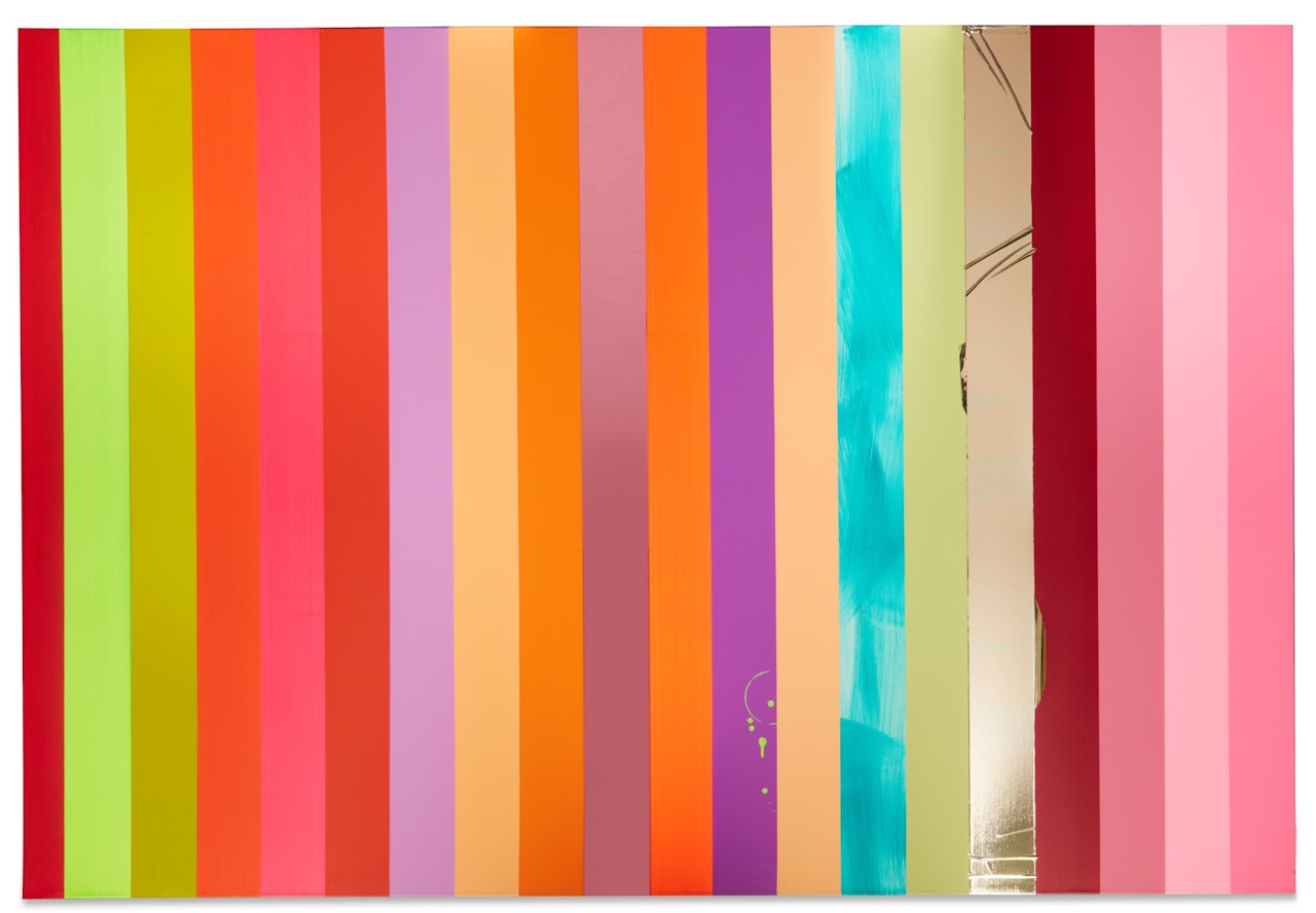 Untitled (Stripes) by Anselm Reyle