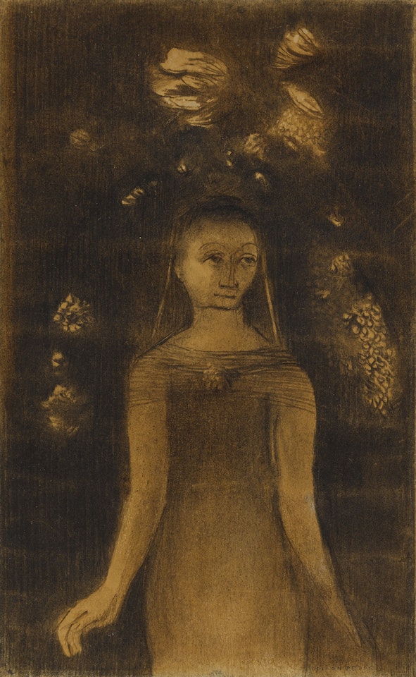 Femme (Jeune femme debout) by Odilon Redon