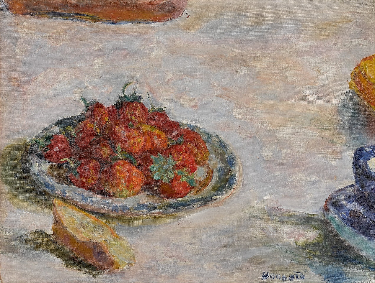 Assiette de fraises by Pierre Bonnard