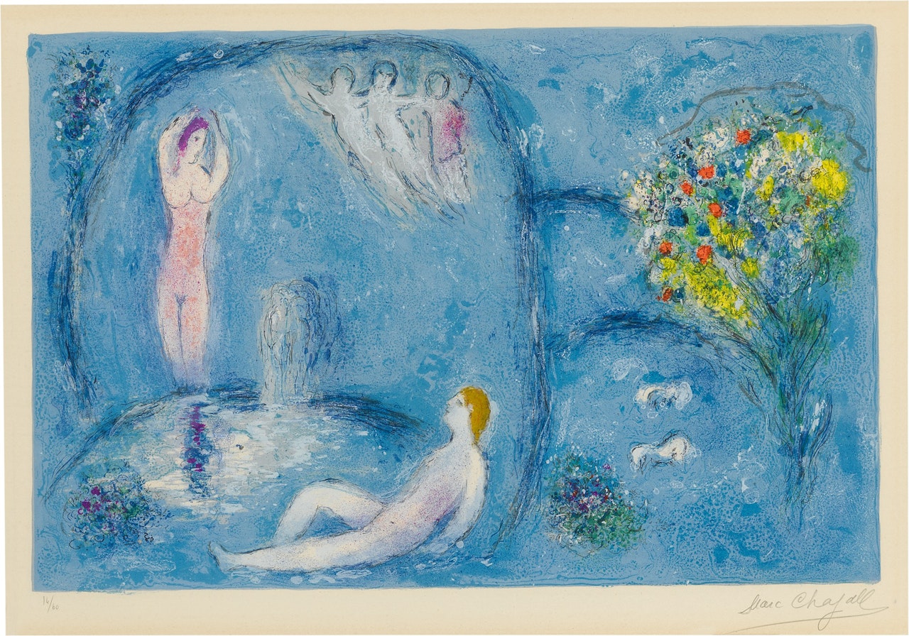 THE NYMPH'S CAVE (M. 321; SEE C. BKS. 46) by Marc Chagall