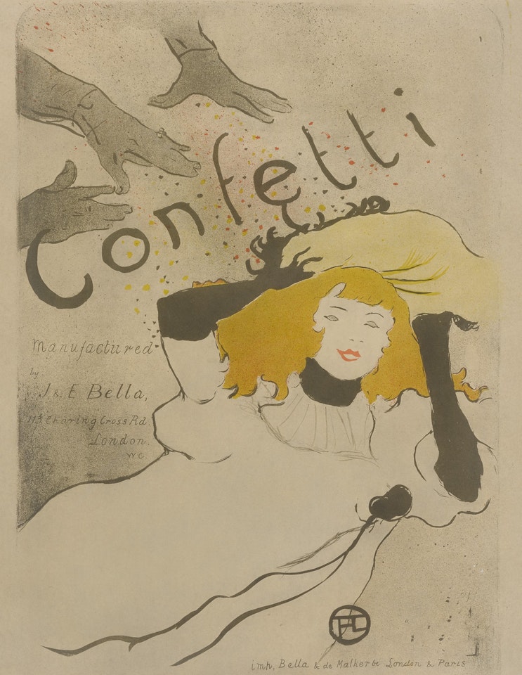 CONFETTI (D. 352; ADR. 101; W. P13) by Henri de Toulouse-Lautrec