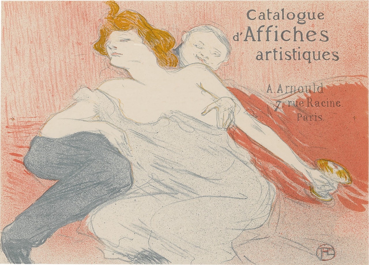 DÉBAUCHE (DEUXIÈME PLANCHE) (D. 178; ADR. 187; W. 167) by Henri de Toulouse-Lautrec
