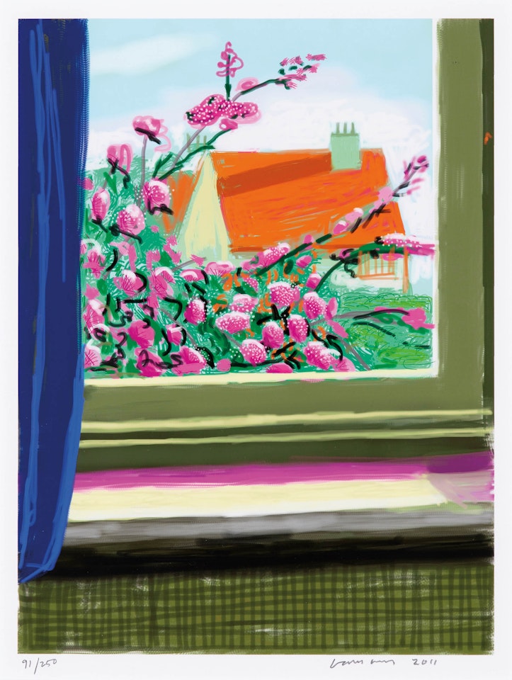 My Window, ‘No. 778’, 17th April 2011 with Limited Edition Book by David Hockney