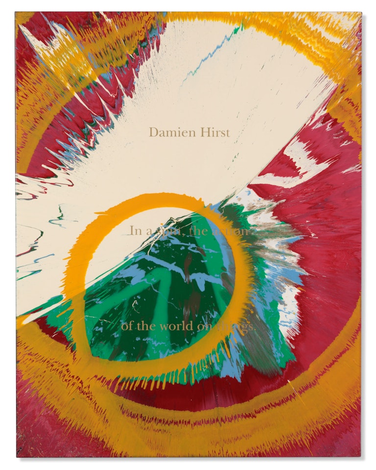 In a Spin, The Action of the World on Things by Damien Hirst