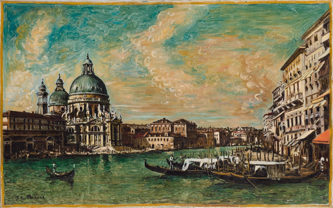 VENEZIA (CHIESA DELLA SALUTE) by Giorgio de Chirico
