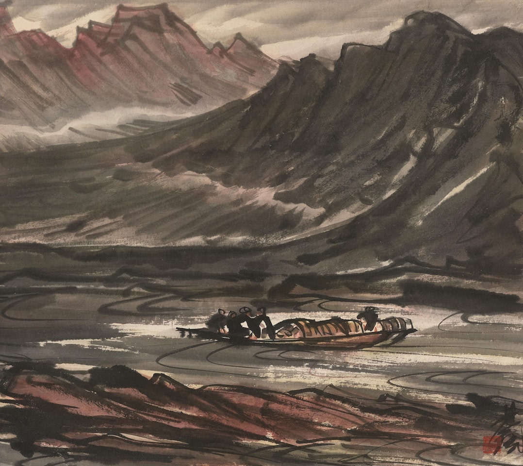 Jialing River by Lin Fengmian