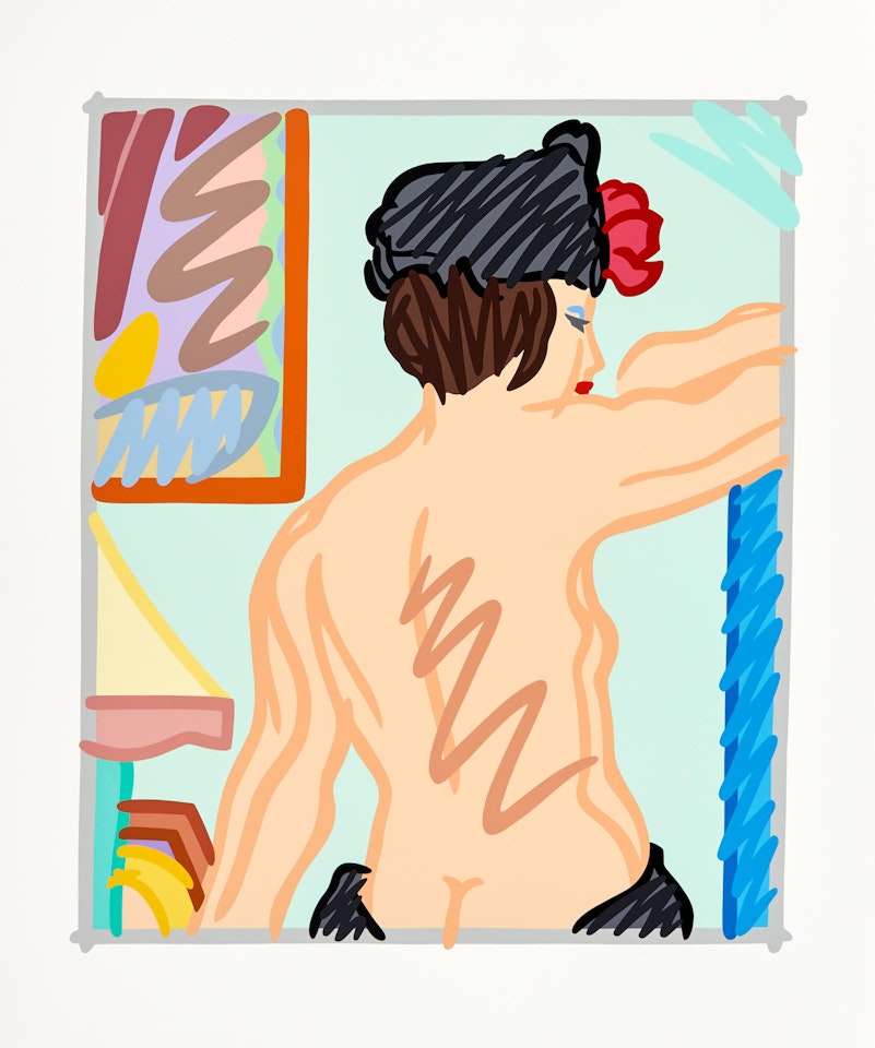 Judy with Black Hat by Tom Wesselmann