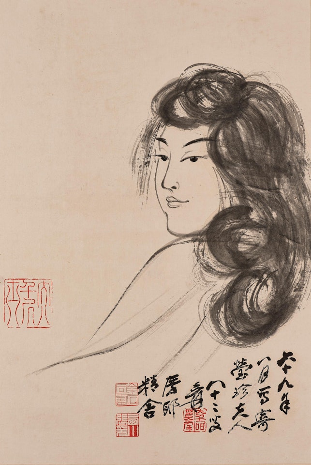 Lady by Zhang Daqian