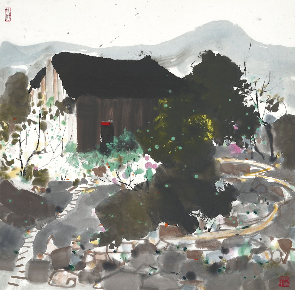 Village Cottage by Wu Guanzhong