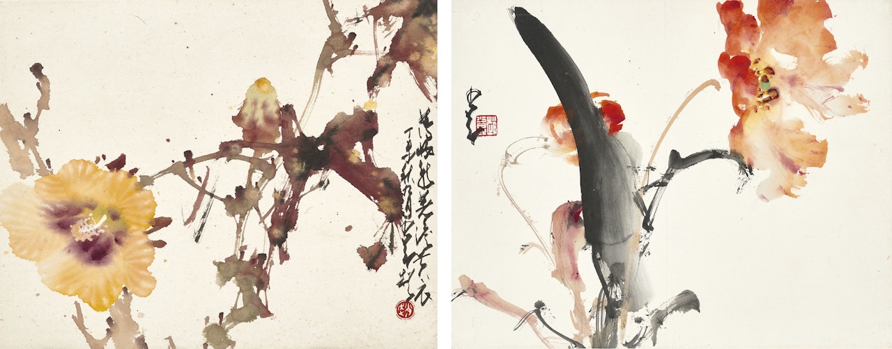 Okra / Poppy by Zhao Shao'ang