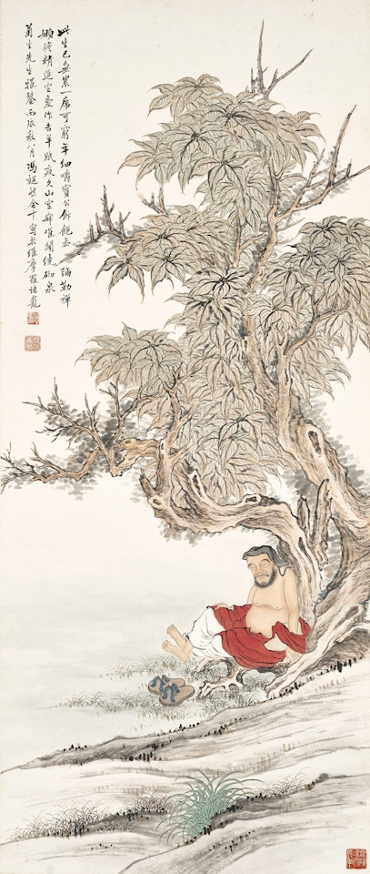 Man under Bodhi by Feng Chaoran