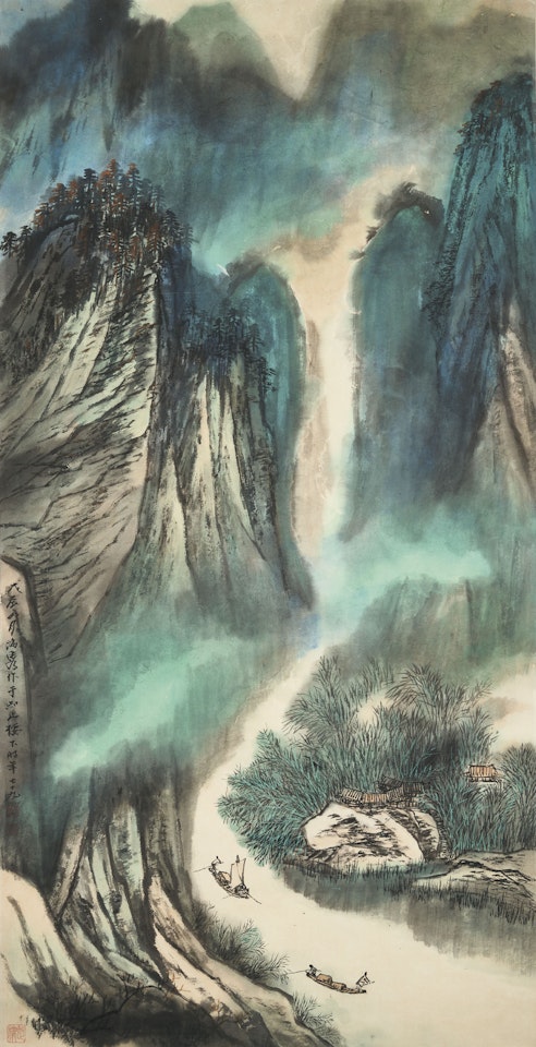 Boating by He Haixia