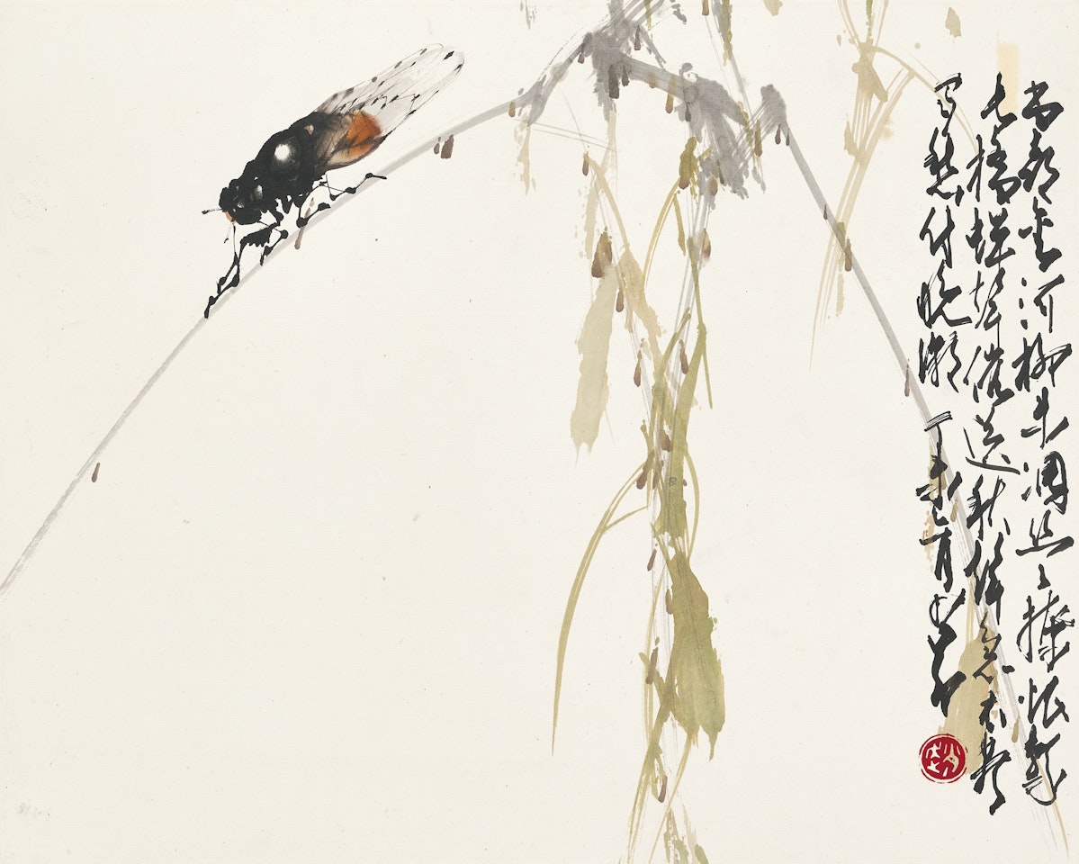 Willow and Cicada by Zhao Shao'ang