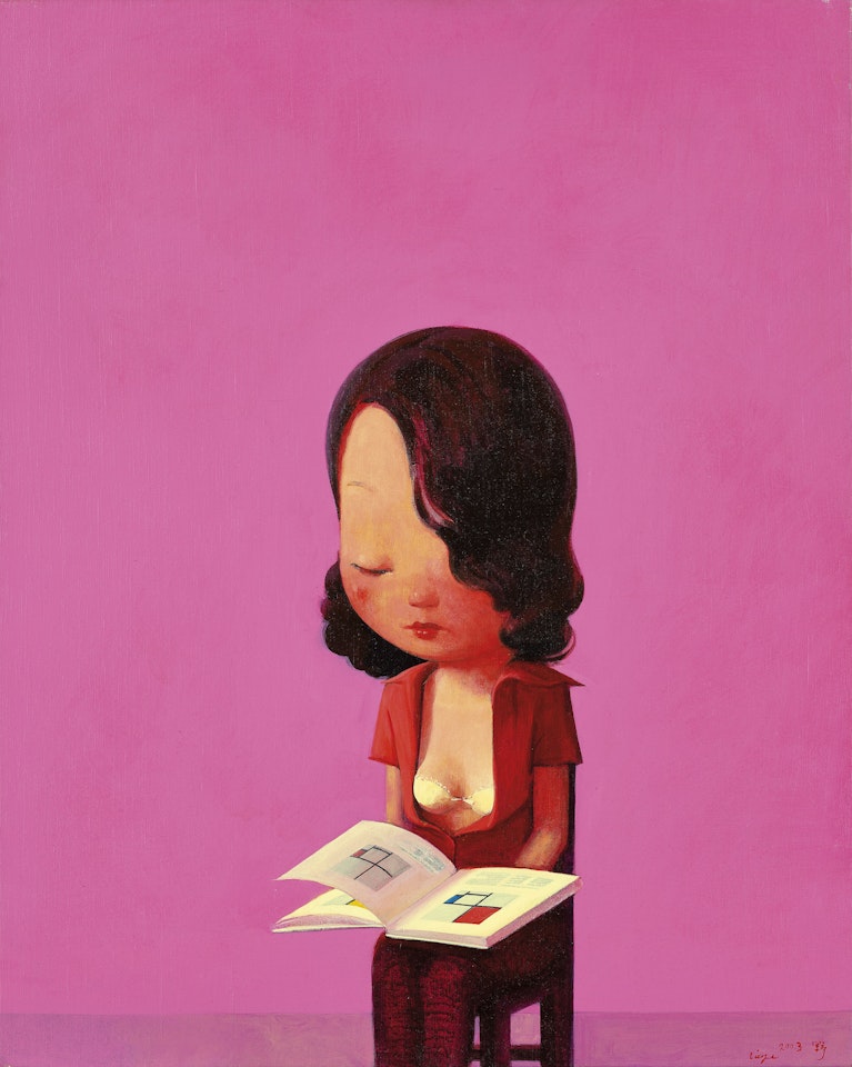 Woman Reading by Liu Ye