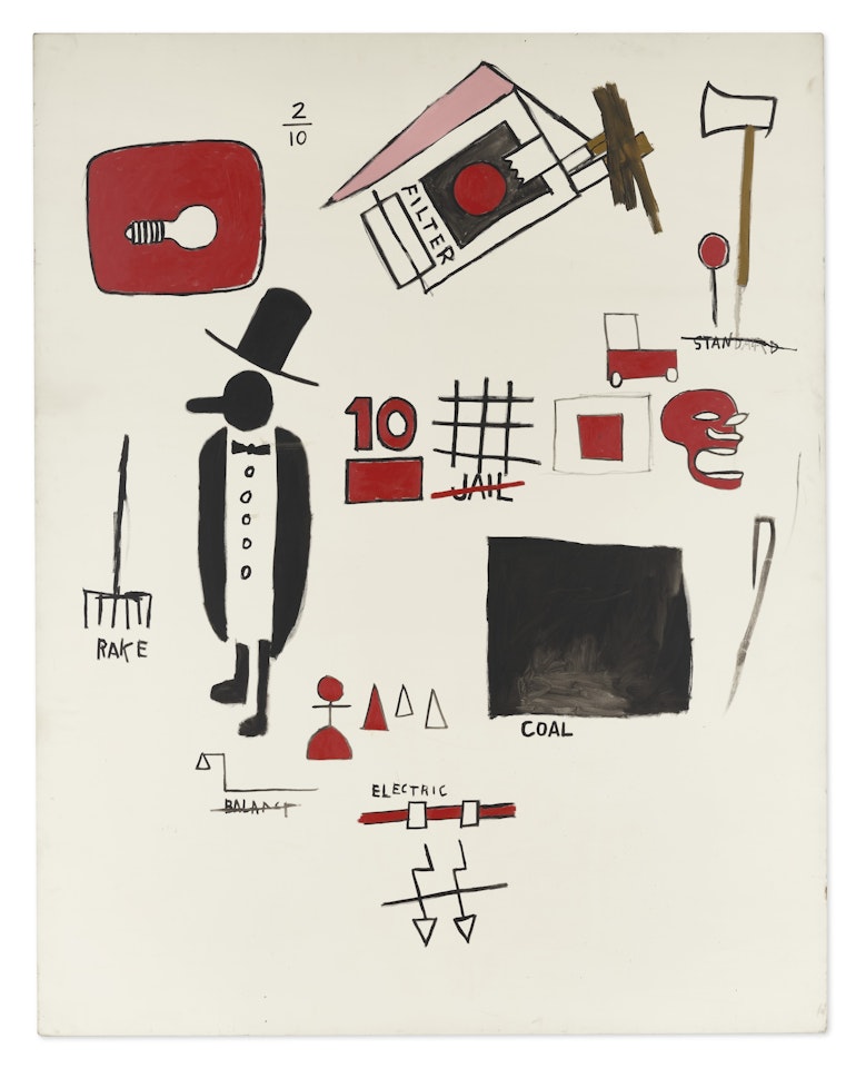 JD Card by Jean-Michel Basquiat