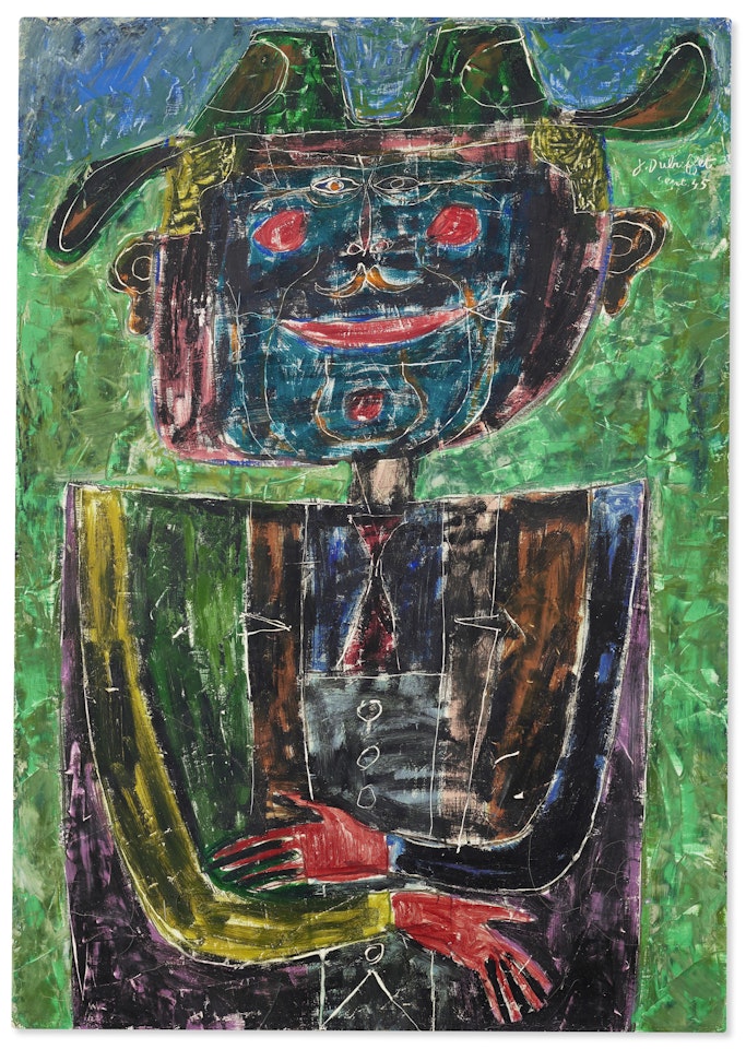 Le Président by Jean Dubuffet