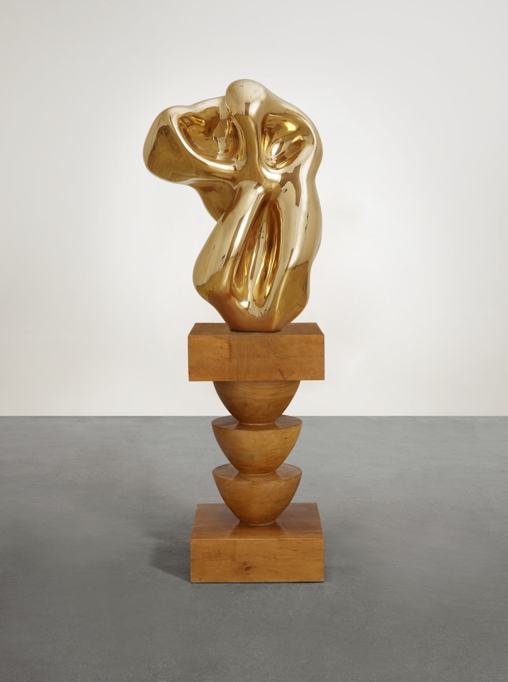 Évocation d'une forme humaine lunaire spectrale by Jean Arp
