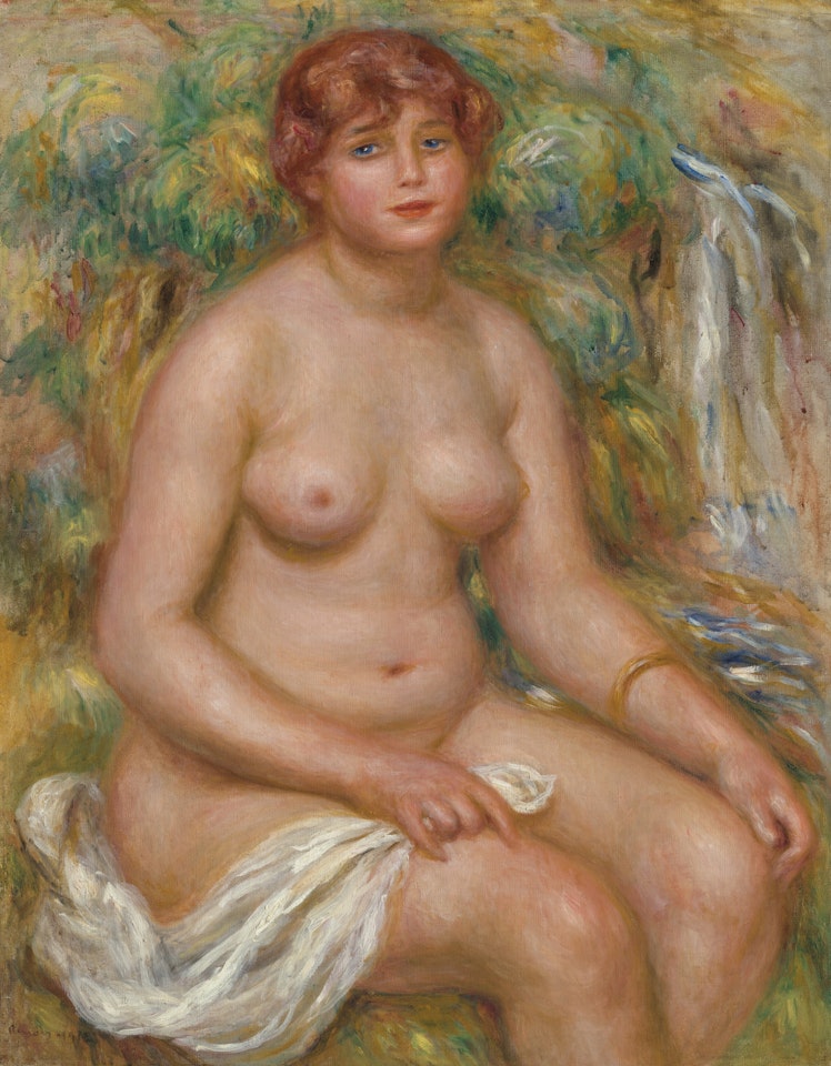 Baigneuse au bracelet, Andrée by Pierre-Auguste Renoir