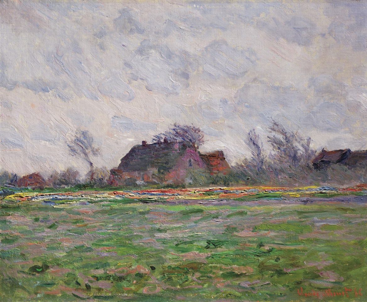 Champ de tulipes près de Leyde by Claude Monet