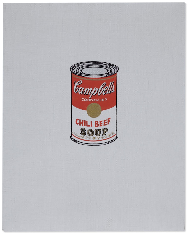 Small Campbell's Soup Can (Chili Beef) by Andy Warhol