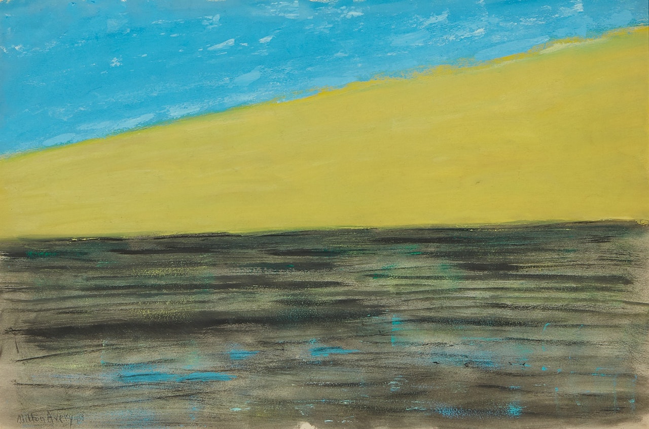 Yellow Dune by Milton Avery