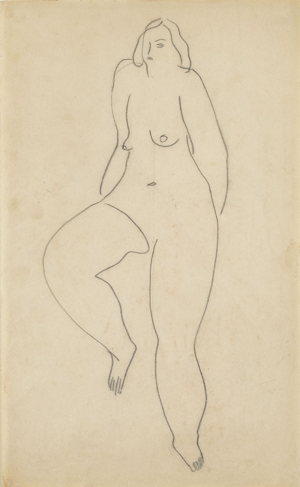 Standing Nude by Sanyu