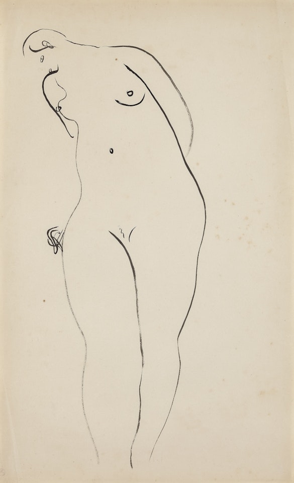 Standing Nude by Sanyu