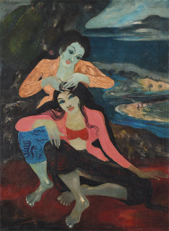 Dua Wanita: Two Women by Hendra Gunawan