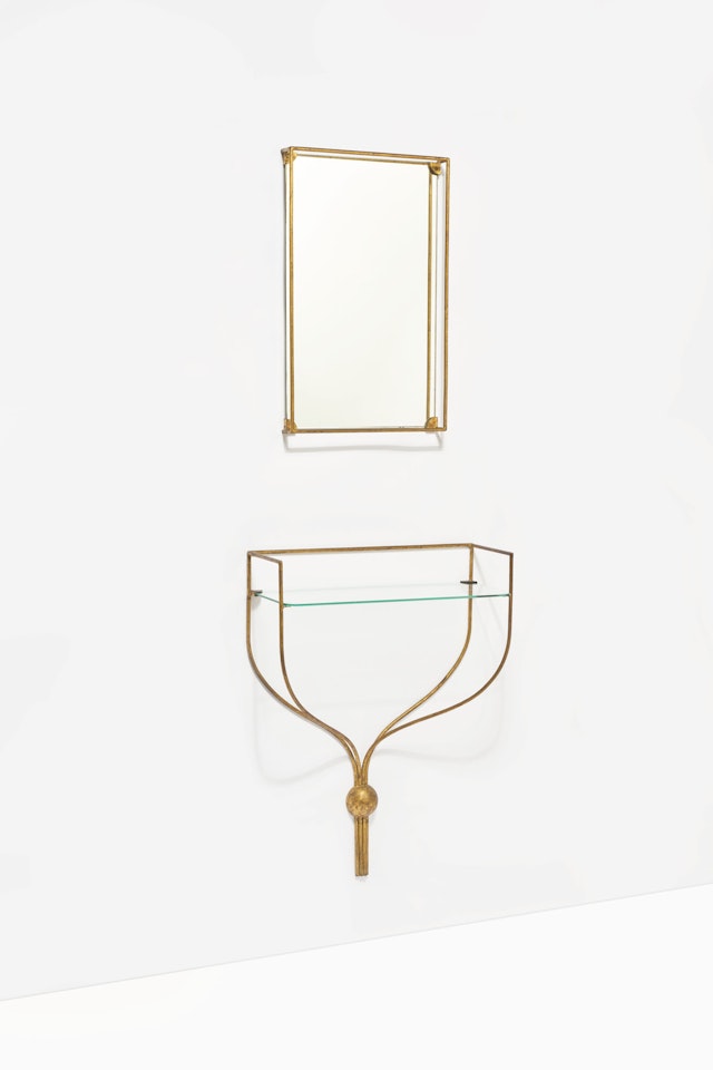 MIROIR, VARIANTE DU MODÈLE 'PERSAN', COMMANDE SPÉCIALE by Jean Royere