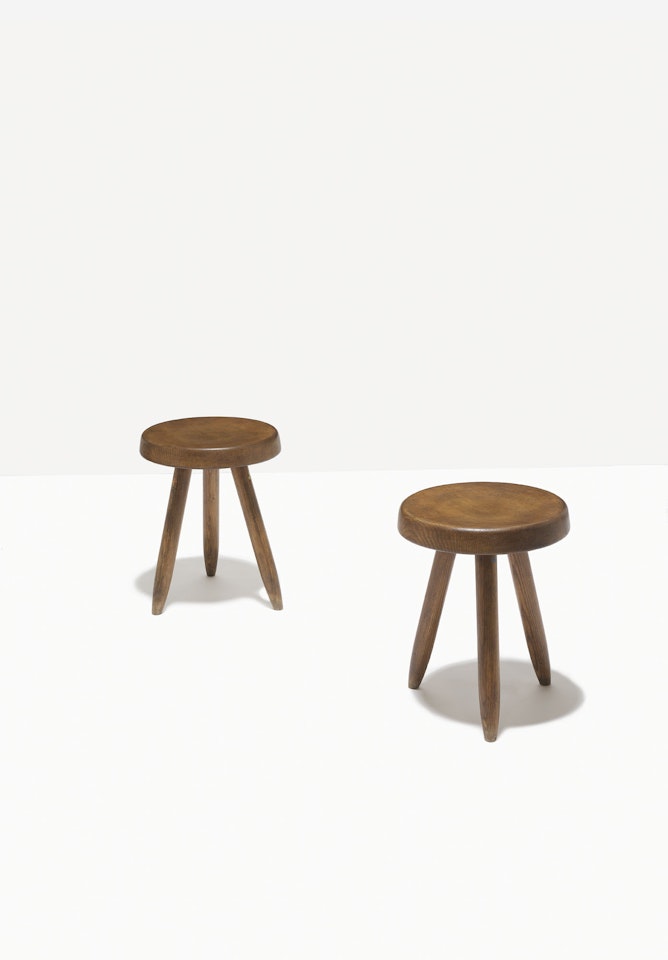 TABOURET HAUT 'BERGER' by Charlotte Perriand