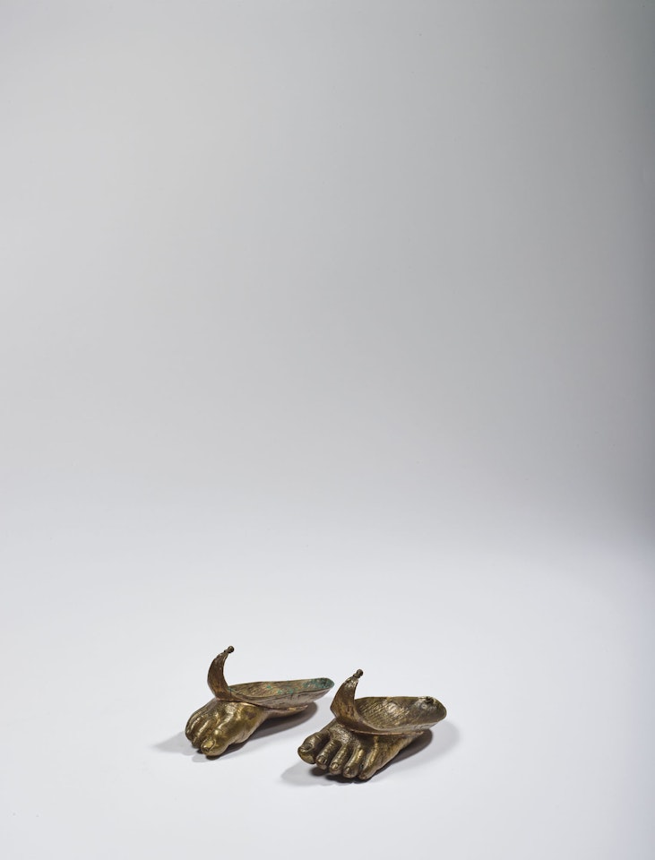 PAIRE DE COUPES 'PIEDS LOTUS' by Claude Lalanne