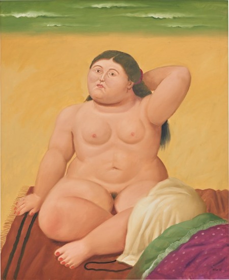 The Beach by Fernando Botero