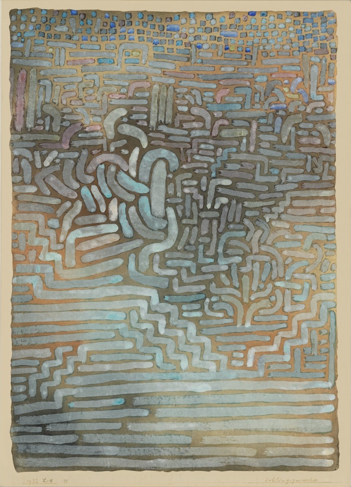 Schling-Gewaechse (Climbing Plants) by Paul Klee