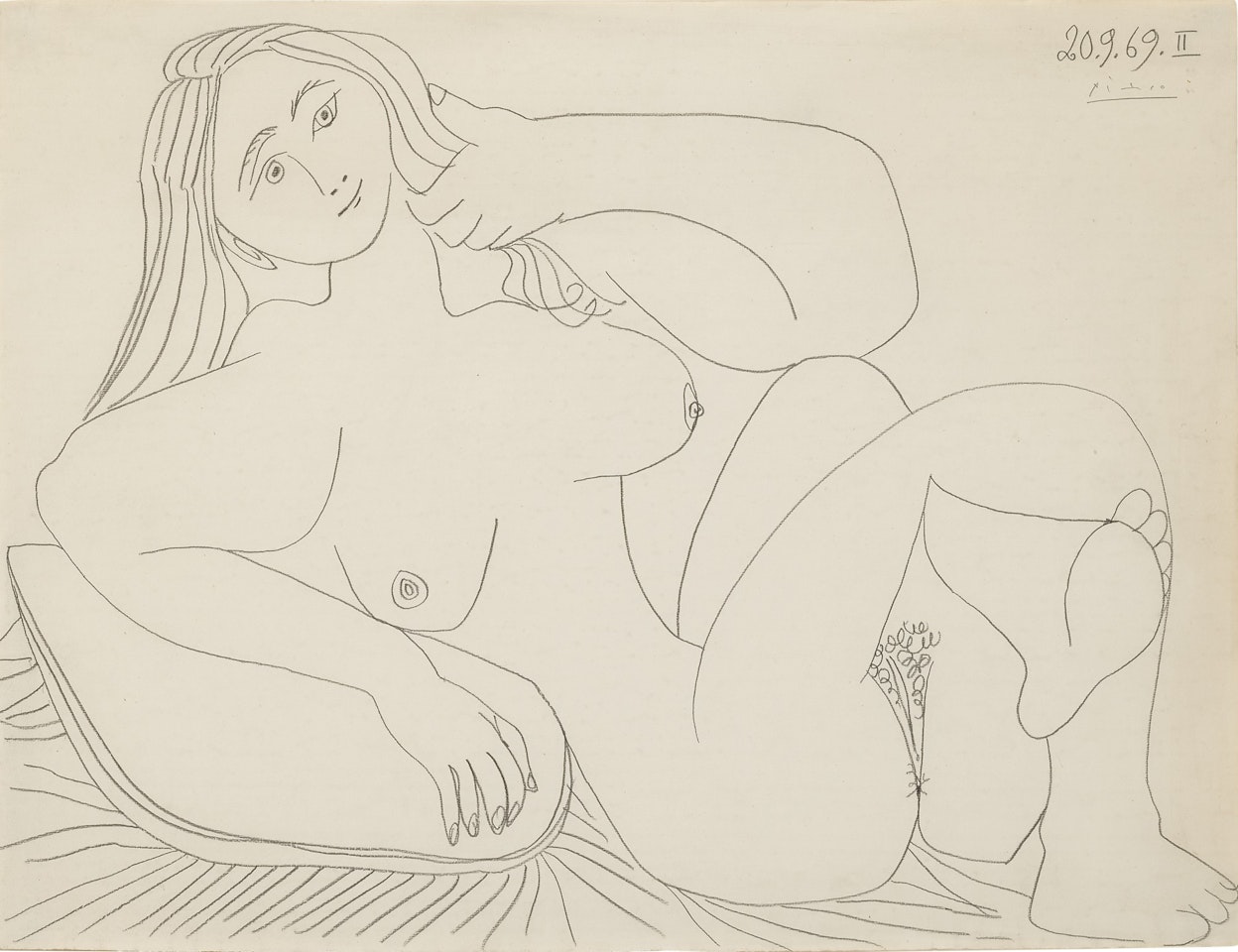 Nu couché by Pablo Picasso