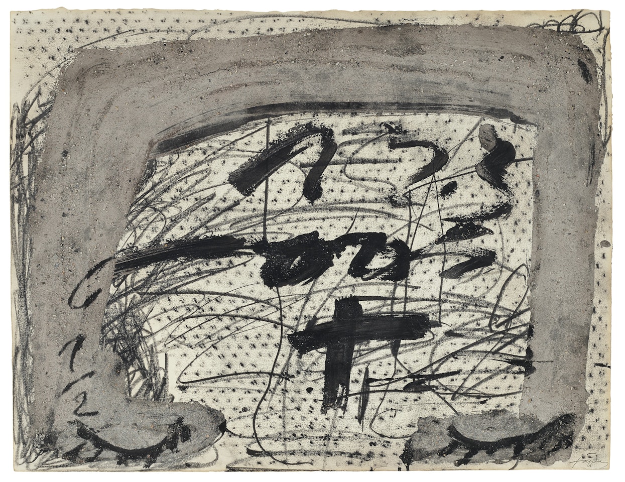 Graffiti by Antoni Tapies